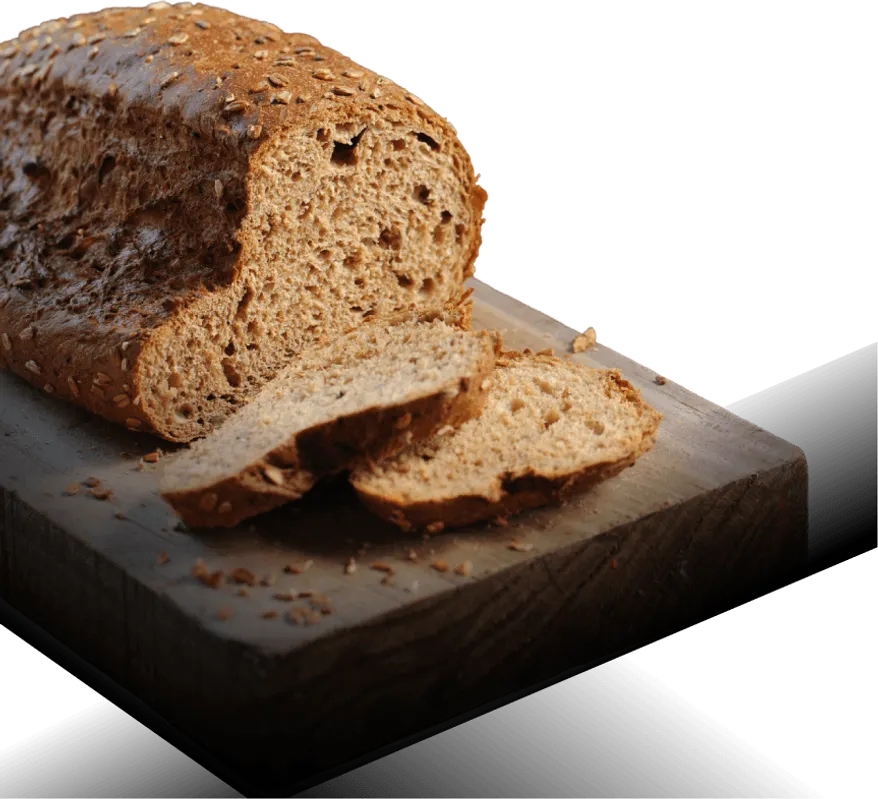 Fábrica de Pan — Pan artesanal de masa madre sobre tabla de madera